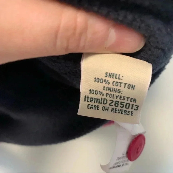 L.L. Bean pink plaid  fleece cotton shaket - Picture 4 of 5